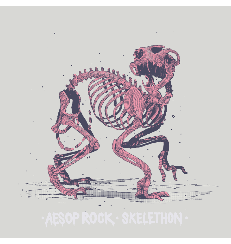 Aesop Rock - Skelethon Women's Shirt, Creme - The Giant Peach