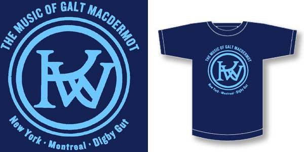 Galt Macdermot - Logo Men's Shirt, Navy - The Giant Peach