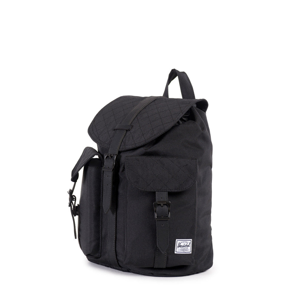Herschel Supply Co. - Dawson Mid-Volume Backpack, Black Quilted - The Giant Peach