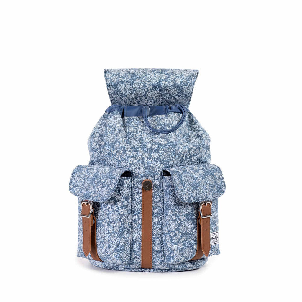 Herschel Supply Co. - Dawson Mid-Volume Backpack, Floral Chambray - The Giant Peach