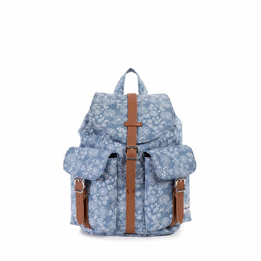 Herschel Supply Co. - Dawson Mid-Volume Backpack, Floral Chambray - The Giant Peach