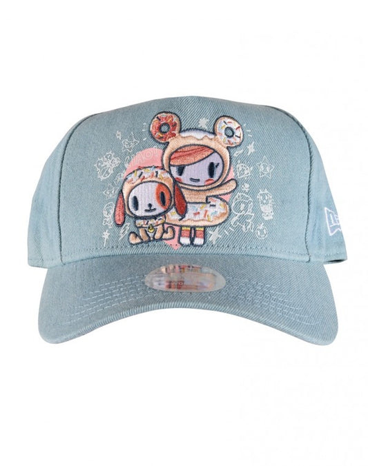 tokidoki - Denim Donut Snapback Hat, Blue - The Giant Peach