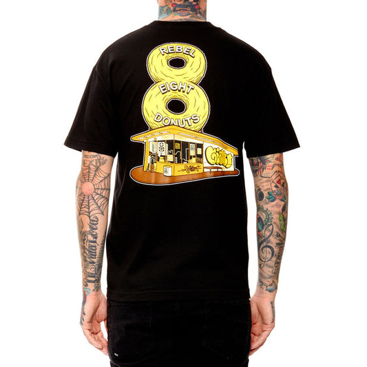 REBEL8 - Dirty Dozen Men's Shirt, Black - The Giant Peach