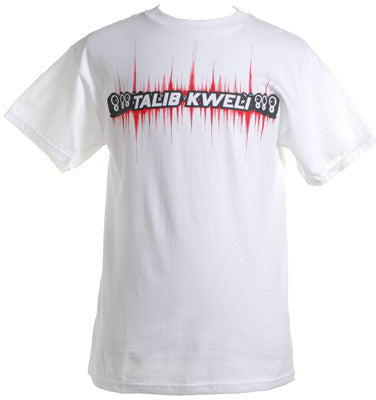 Talib Kweli - Sound Wave Men's Shirt, White - The Giant Peach
