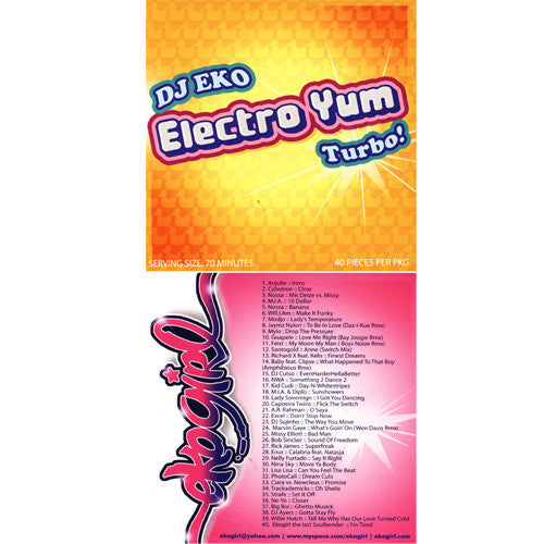 DJ Eko - Electro Yum Turbo!, Mixed CD - The Giant Peach
