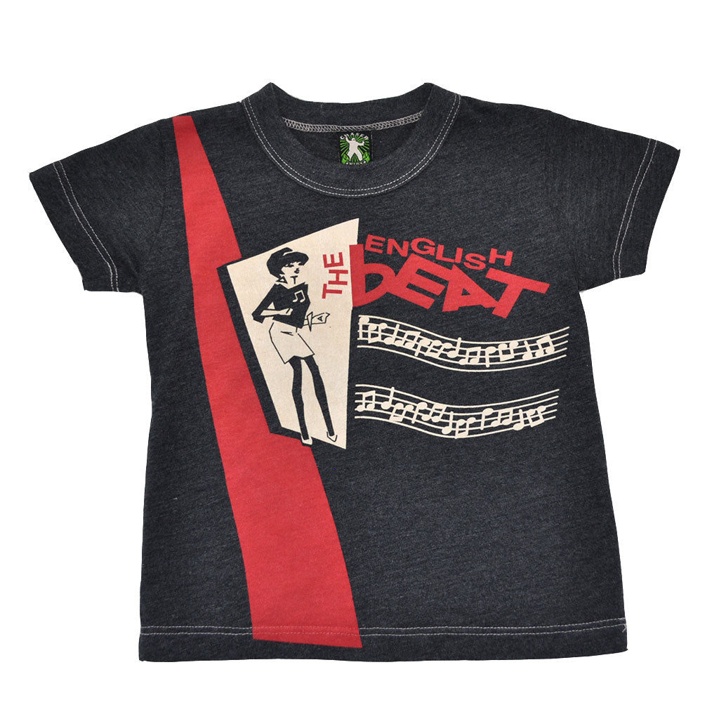 The English Beat Toddler Tee, Charcoal Heather - The Giant Peach