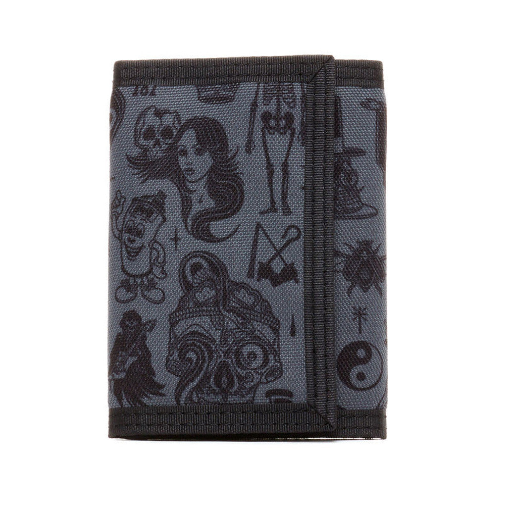 REBEL8 - Giant Flash Velcro Wallet, Charcoal - The Giant Peach