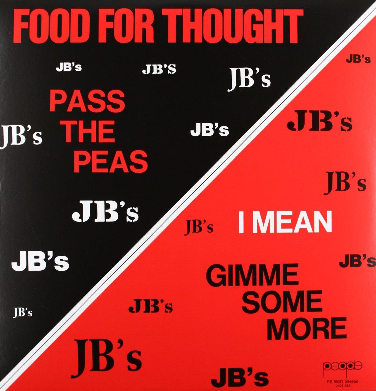 The J.B.'s - Food For Thought, LP vinyl + bonus 7" - The Giant Peach