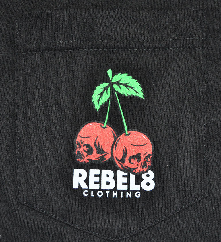 REBEL8 - Fruits of Labor Men's Shirt, Black - The Giant Peach