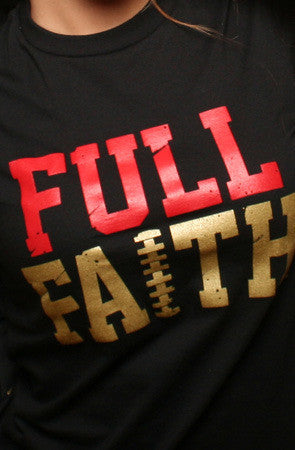 Adapt - Full Faith Women's Shirt, Black - The Giant Peach