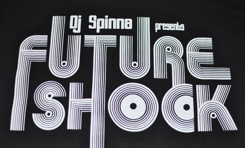 101 Apparel x DJ Spinna - Future Shock Men's Shirt, Black + Mix CD - The Giant Peach