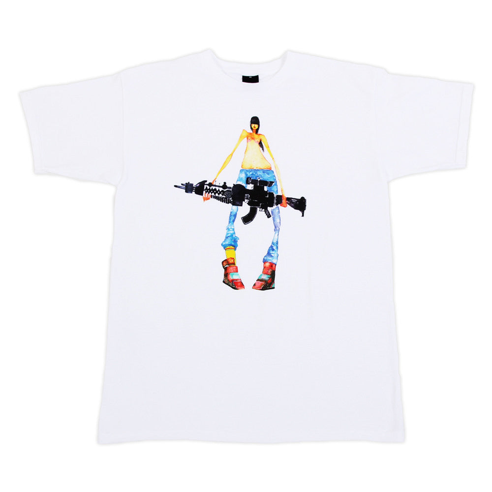 FIFTY24SF - David Choe Nothing to Declare Men's Shirt, White - The Giant Peach