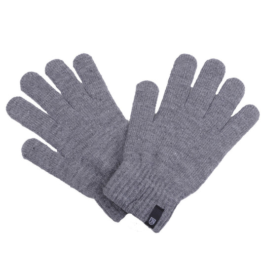 Brixton - Heist Full Finger Gloves, Light Heather Grey - The Giant Peach