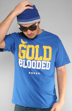 Adapt - Gold Blooded Men's Shirt, Royal - The Giant Peach