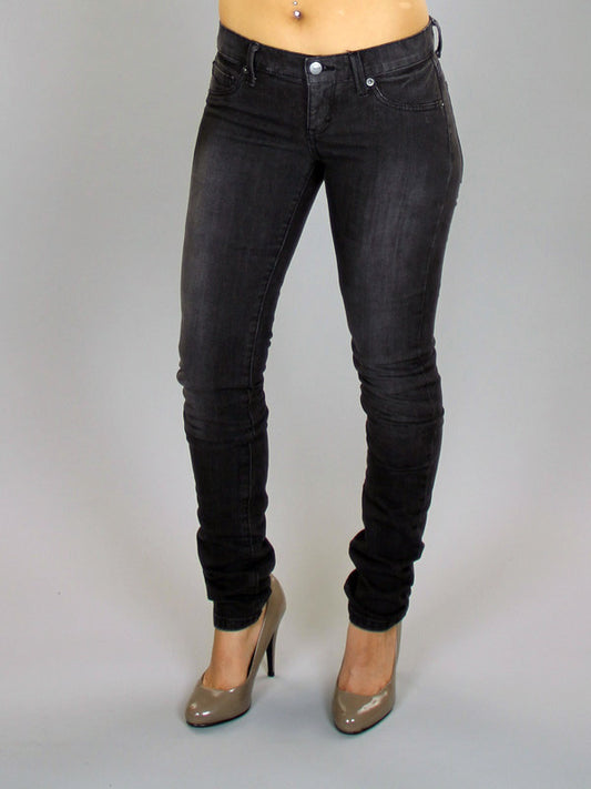 RVCA - Nova Skinny Women's Jeans, Gunmetal - The Giant Peach