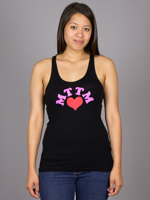 Married to the Mob - Got Heart Women's Tank Top, Black - The Giant Peach