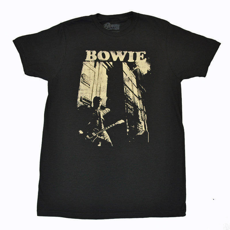 David Bowie - Guitar Men's Shirt, Coal - The Giant Peach