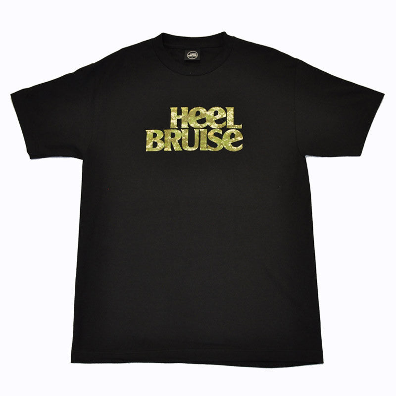 Heel Bruise - Camo Logo Men's Shirt, Black - The Giant Peach