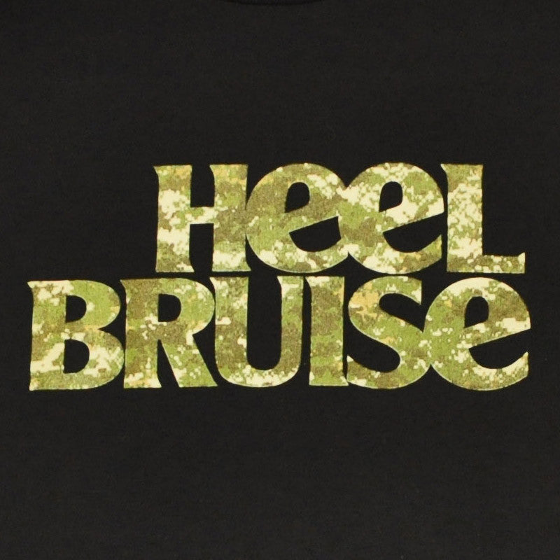Heel Bruise - Camo Logo Men's Shirt, Black - The Giant Peach