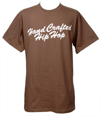 Embedded - Handcrafted Hip Hop Men's Shirt, Brown - The Giant Peach