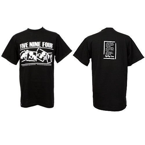 594 - Four Elements Shirt, Black - The Giant Peach