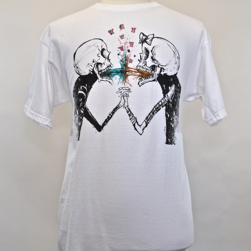 FIFTY24SF Gallery - Alex Pardee Vomit Love Men's Shirt, White - The Giant Peach