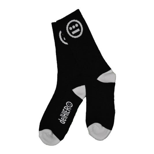 delHIERO - Hiero Socks, Black/White - The Giant Peach