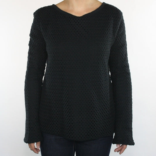 Insight - All Meshed Up Women's Sweater, Floyd Black - The Giant Peach