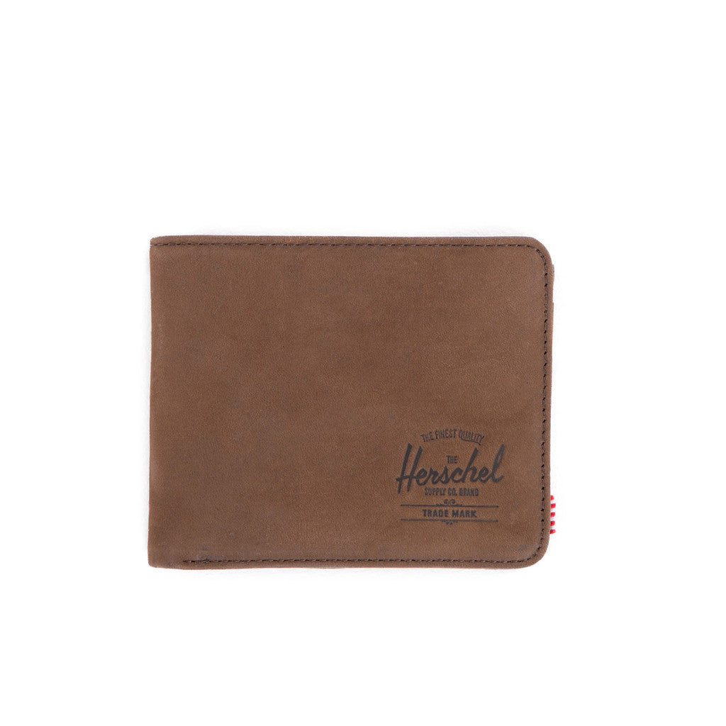 Herschel Supply Co - Hank Leather Wallet, Nubuck Leather - The Giant Peach