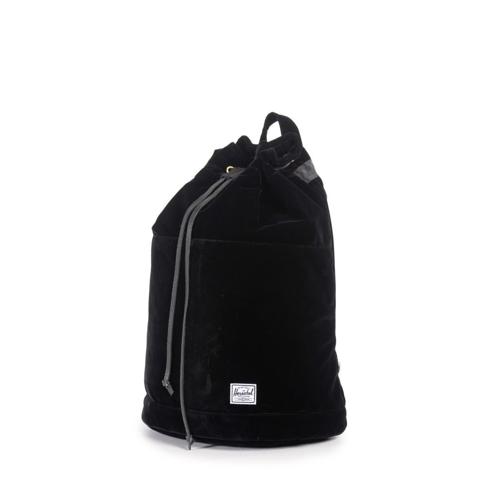 Herschel Supply Co. - Hanson Backpack, Black Velvet/Black Leather – The ...