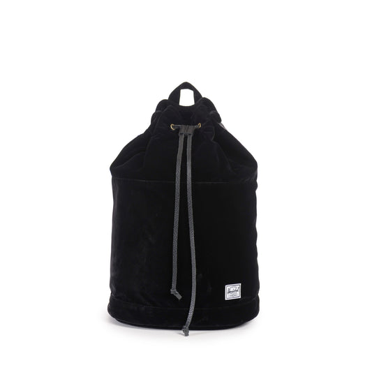 Herschel Supply Co. - Hanson Backpack, Black Velvet/Black Leather - The Giant Peach