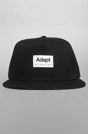 Adapt - CTA Men's Snapback 5 Panel Hat, Black - The Giant Peach