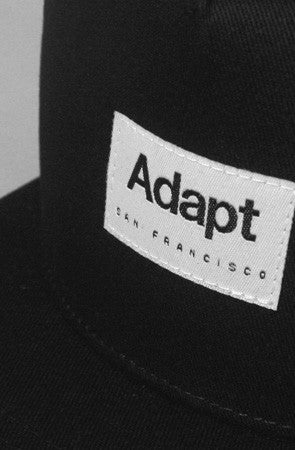 Adapt - CTA Men's Snapback 5 Panel Hat, Black - The Giant Peach