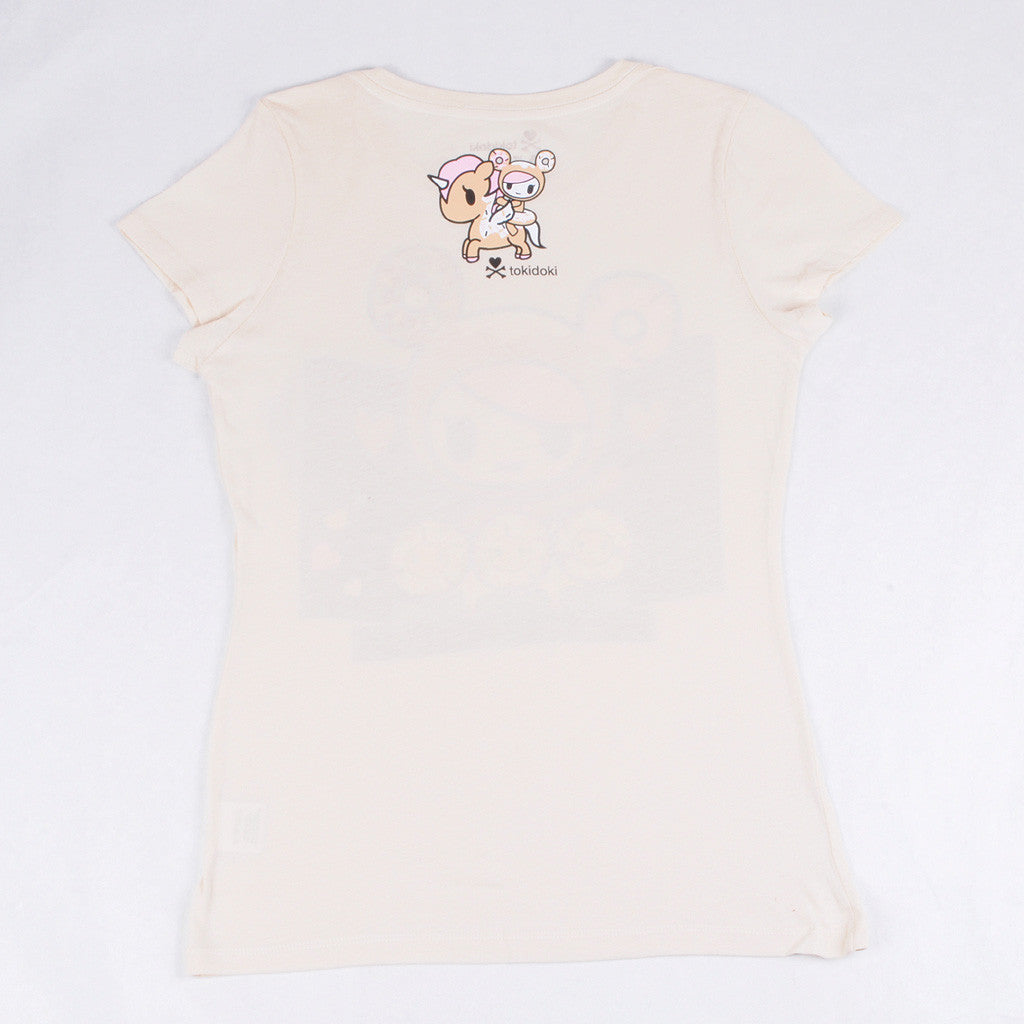 tokidoki - Hello Berry Women's Shirt, Cream - The Giant Peach