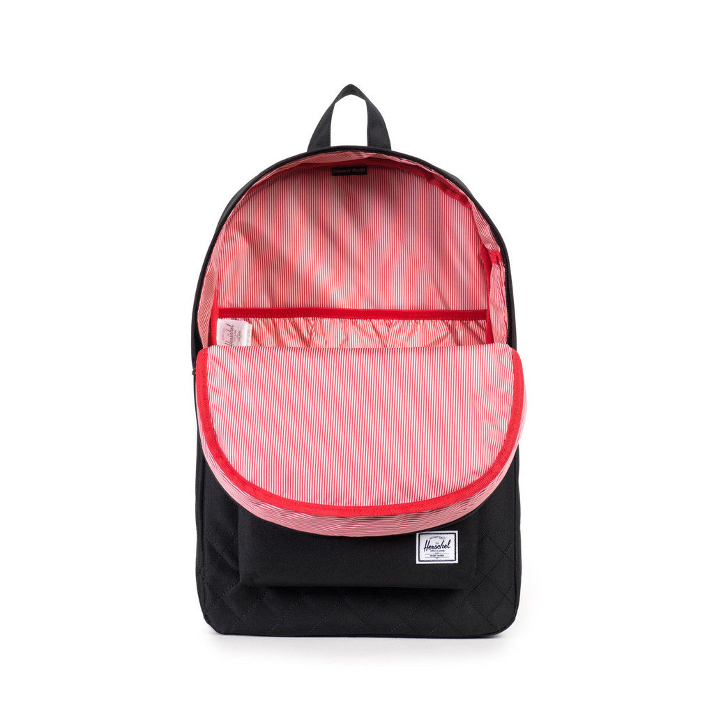Herschel Supply Co. - Heritage Backpack, Black Quilted – The Giant Peach