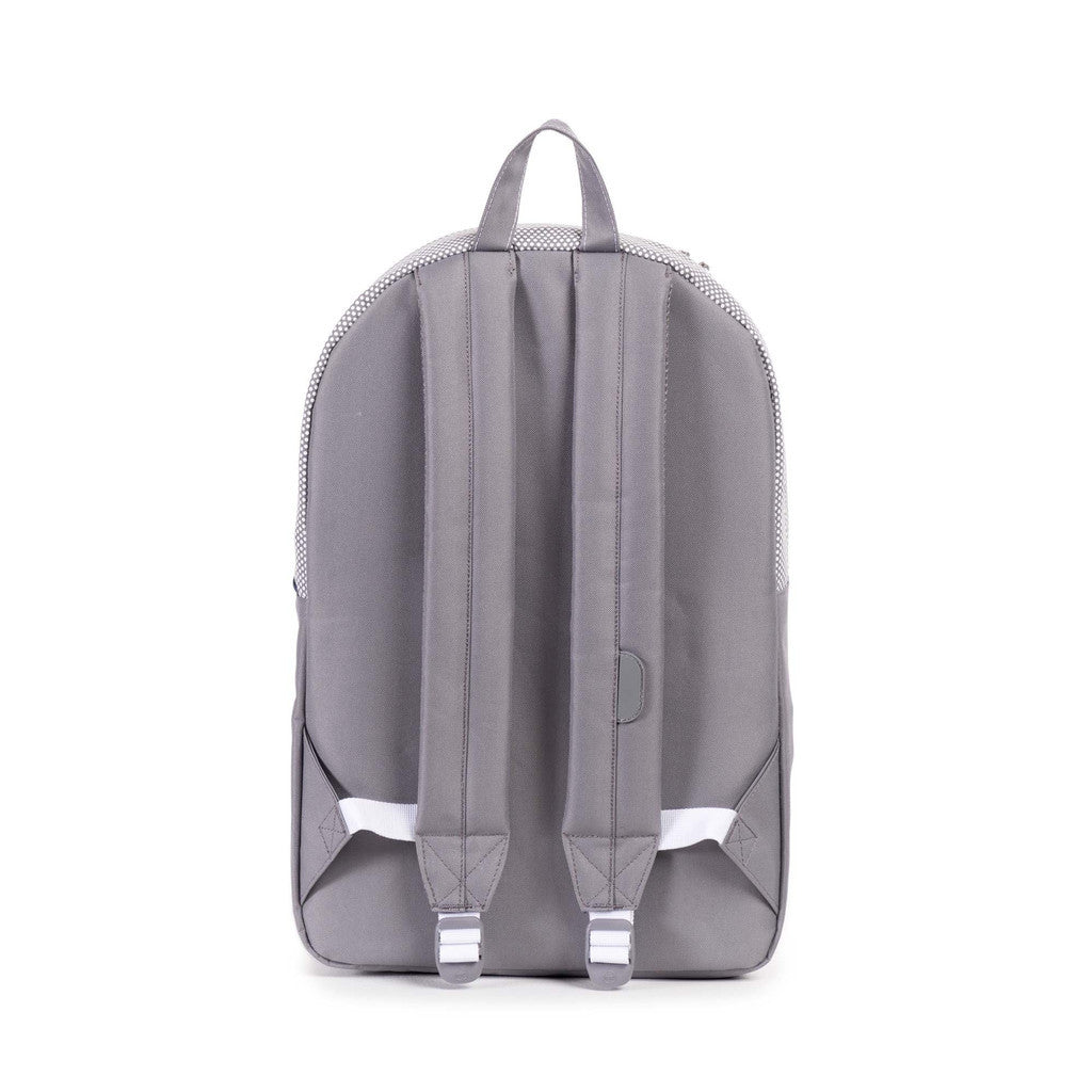 Herschel Supply Co. - Heritage Backpack, Grey Micro Polka Dot - The Giant Peach