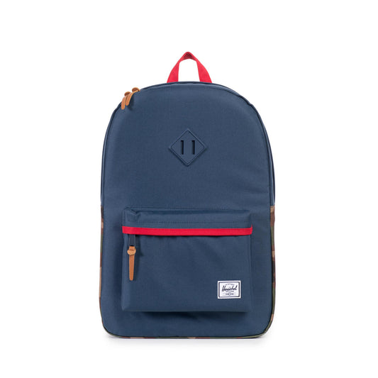 Herschel Supply Co. - Heritage Backpack, Navy/W Camo/Red - The Giant Peach