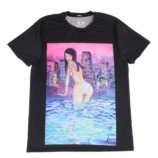 tokidoki TKDK - High Brow Men's Shirt, Black - The Giant Peach