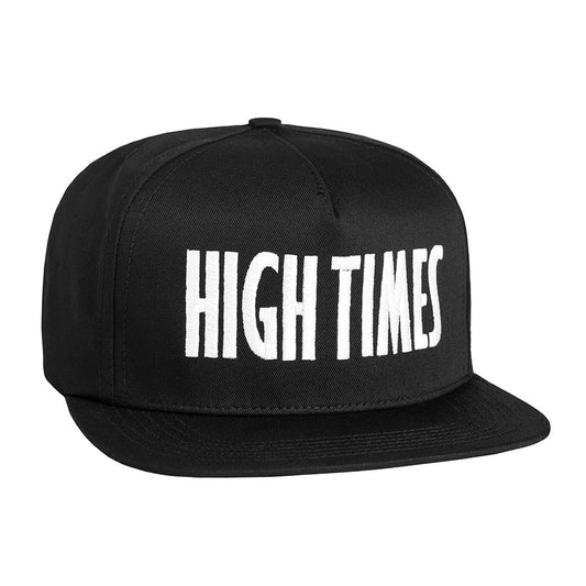 HUF - HUF x High Times Embroidered Snapback, Black - The Giant Peach
