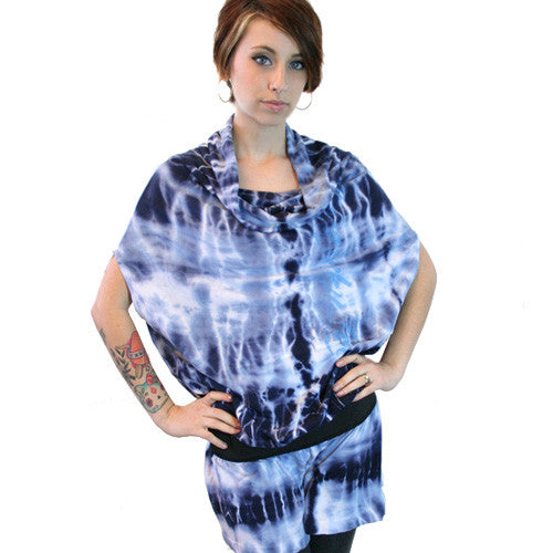 Harajuku Lovers - Tie-Dye Flow Junior's Dress, Hope Blue - The Giant Peach
