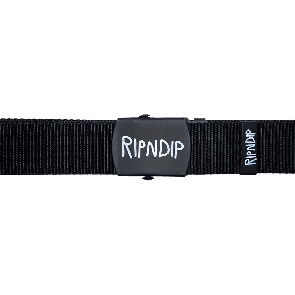 RIPNDIP - Logo Web Belt, Black