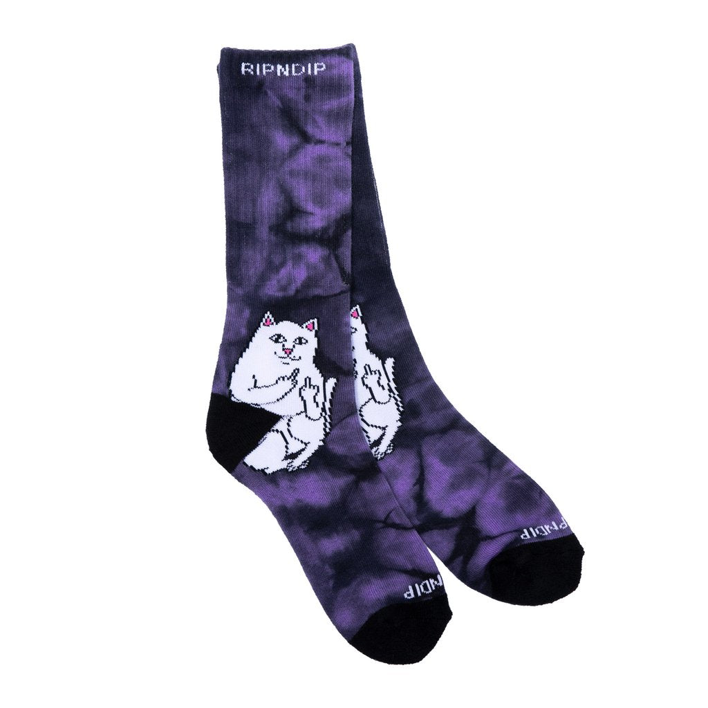 RIPNDIP - Lord Nermal Socks, Lavender Tie Dye