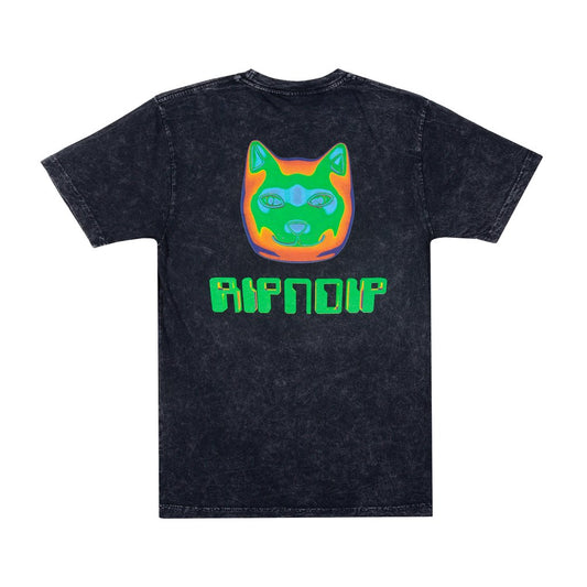 RIPNDIP - Thermal Nermal Men's Tee, Black Vintage Wash