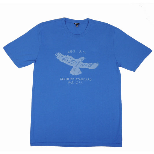 Brixton - Huck Men's S/S Shirt, Washed Royal Blue - The Giant Peach