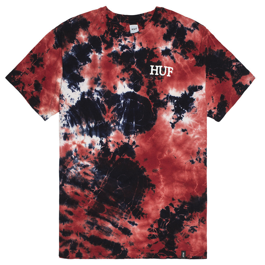 HUF - By The Gram Bloodwash Men's Tee, Red/Black - The Giant Peach