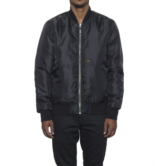 HUF - Elite Reversible MA-1 Men's Jacket, Olive Drab/Black - The Giant Peach