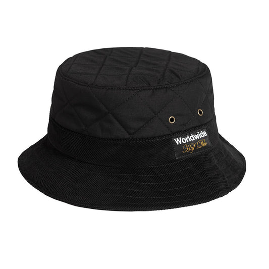 HUF - Quilted Bucket, Black - The Giant Peach