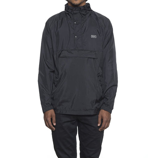 HUF - Adapt Packable Men's Anorak, Black - The Giant Peach