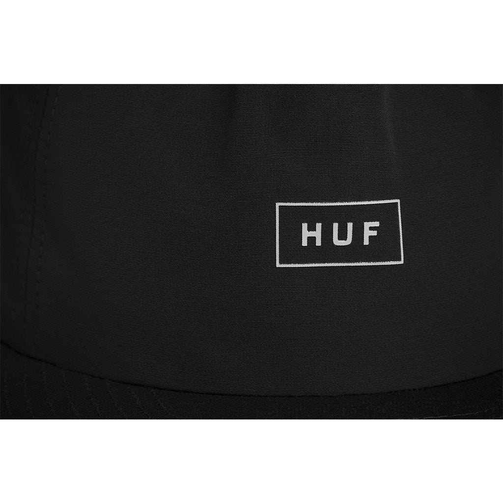 HUF - Bar Logo 60/40 Strapback Hat, Black - The Giant Peach
