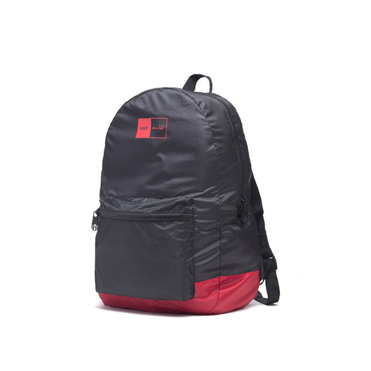 HUF x Chocolate Packable Backpack, Black - The Giant Peach